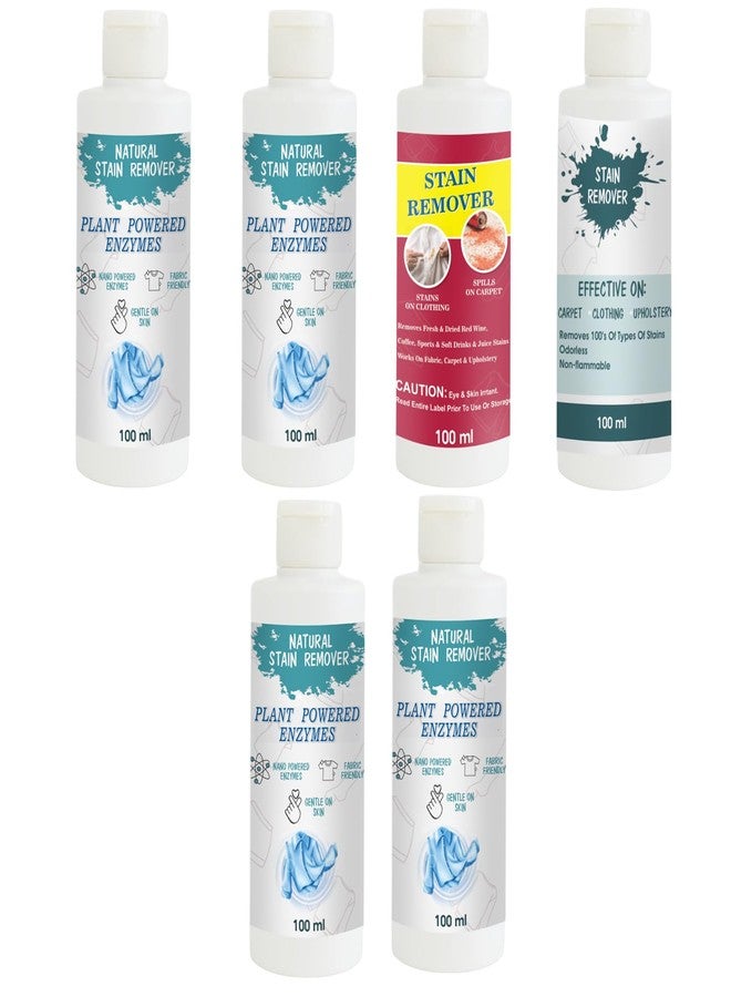 TOOVUS Stain Remover Combo Pack of Shirt (Pack of 3), Red, Sky Stain Remover | Multi-Surface Cleaning Solution for Clothes, Fabrics, Upholstery (100 g Each) - Image 1